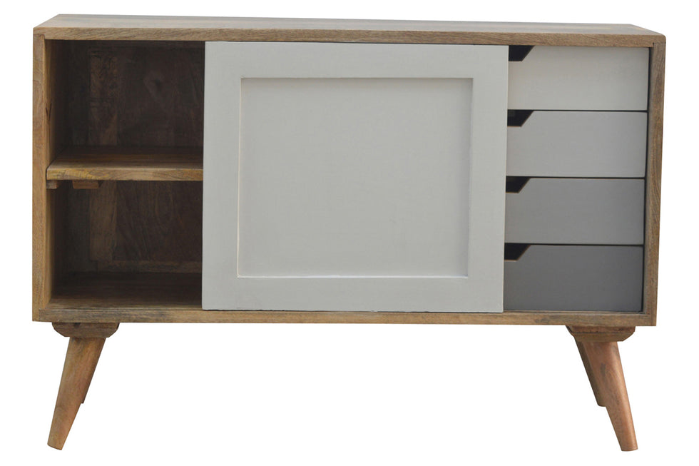 Artisan - Gray Gradient Sliding Sideboard