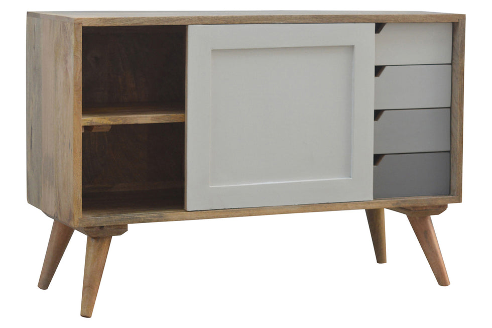 Artisan - Gray Gradient Sliding Sideboard