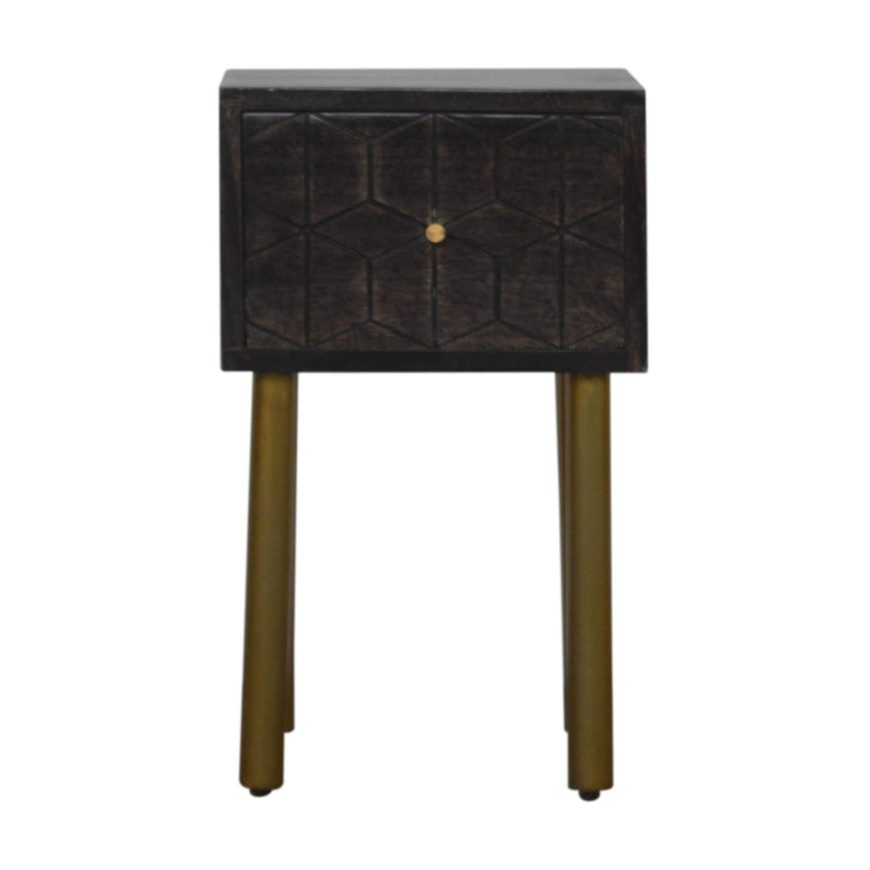 Artisan - Doha Nightstand in Washed Black
