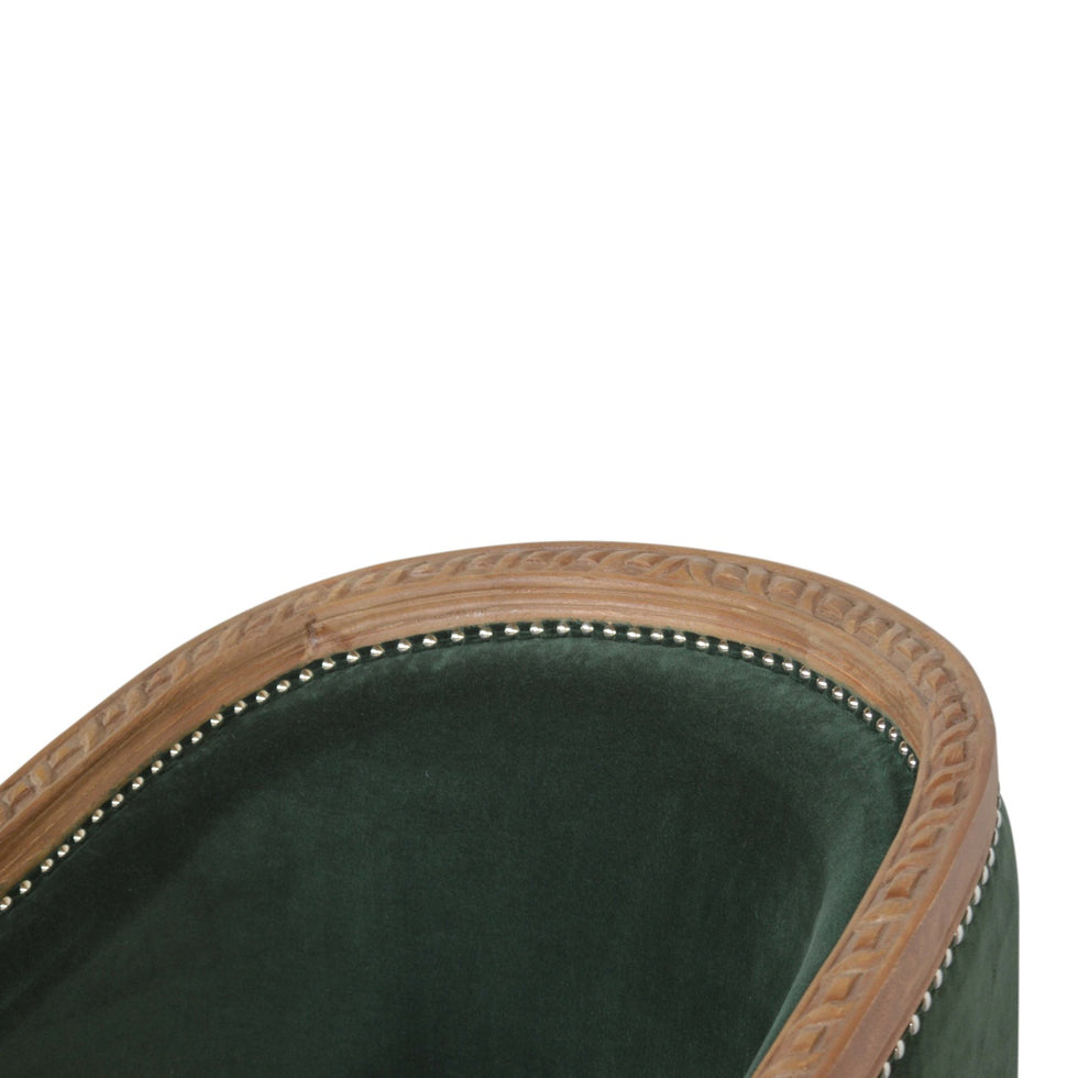 Artisan - Occasional Chair in Emerald Green, Velvet