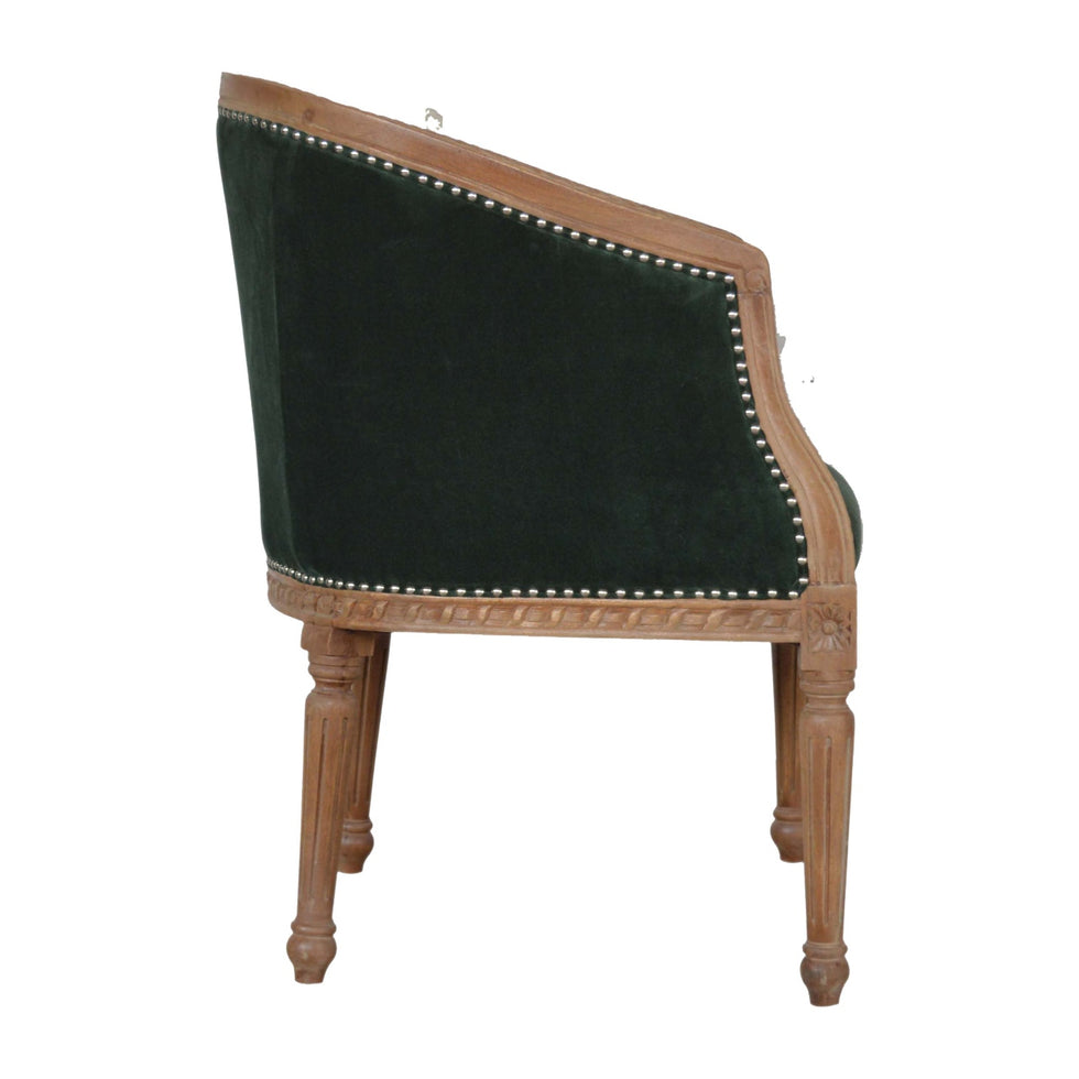 Artisan - Occasional Chair in Emerald Green, Velvet