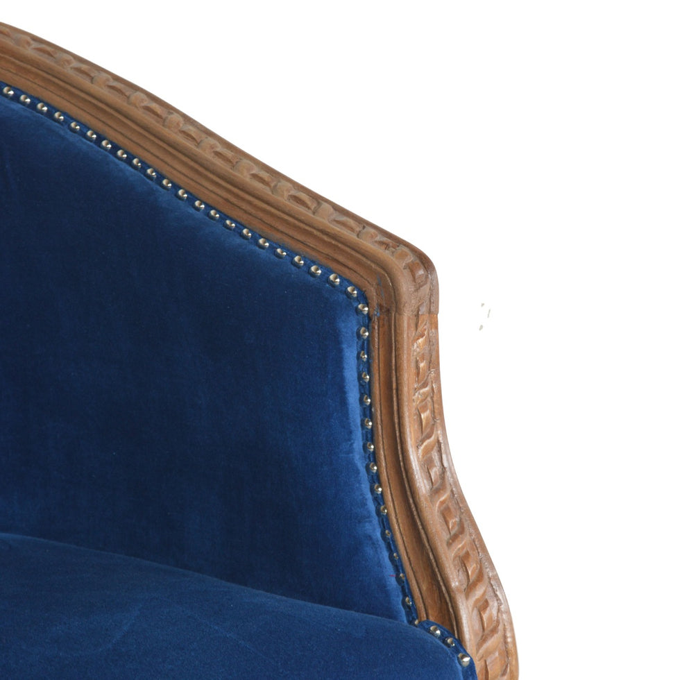 Artisan - Occasional Chair in Royal Blue, Velvet