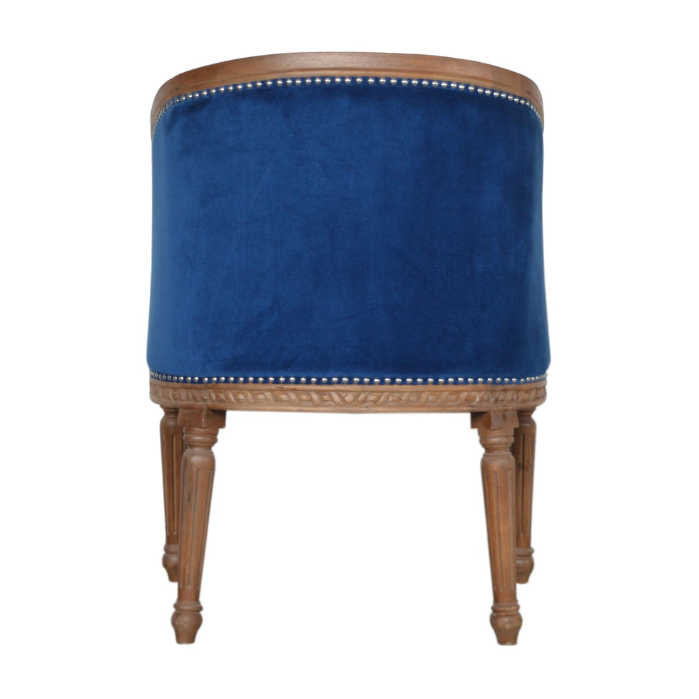 Artisan - Occasional Chair in Royal Blue, Velvet