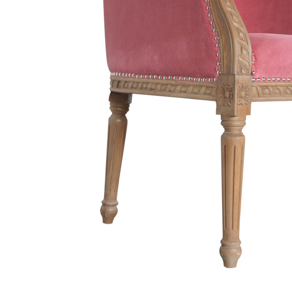 Artisan - Occasional Chair in Pink, Velvet