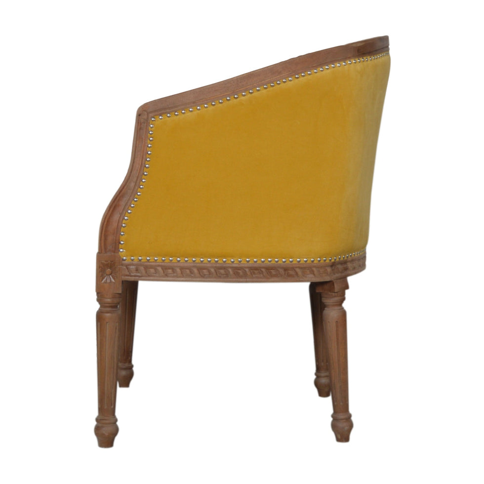 Artisan - Occasional Chair in Mustard, Velvet
