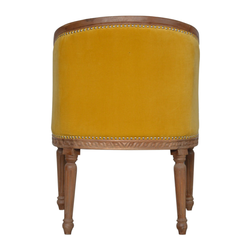 Artisan - Occasional Chair in Mustard, Velvet