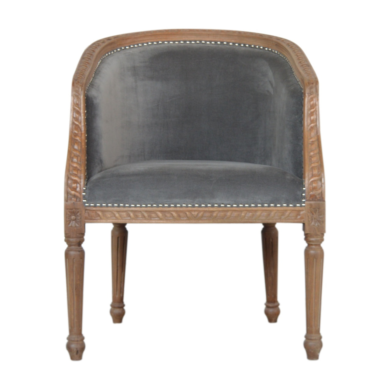 Artisan - Occasional Chair in Gray, Velvet