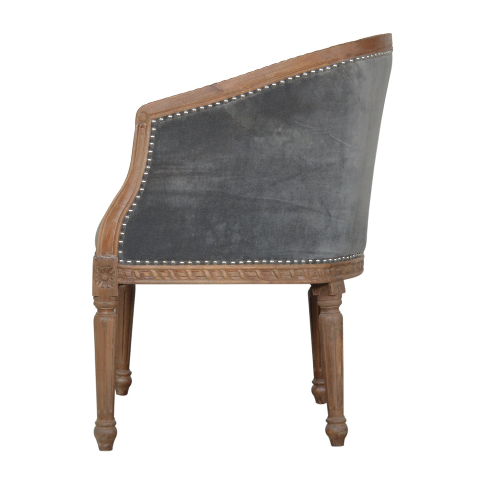 Artisan - Occasional Chair in Gray, Velvet