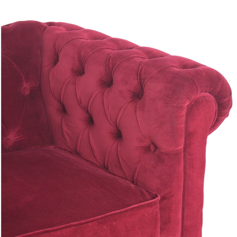 Artisan - Chesterfield Armchair in Wine Red