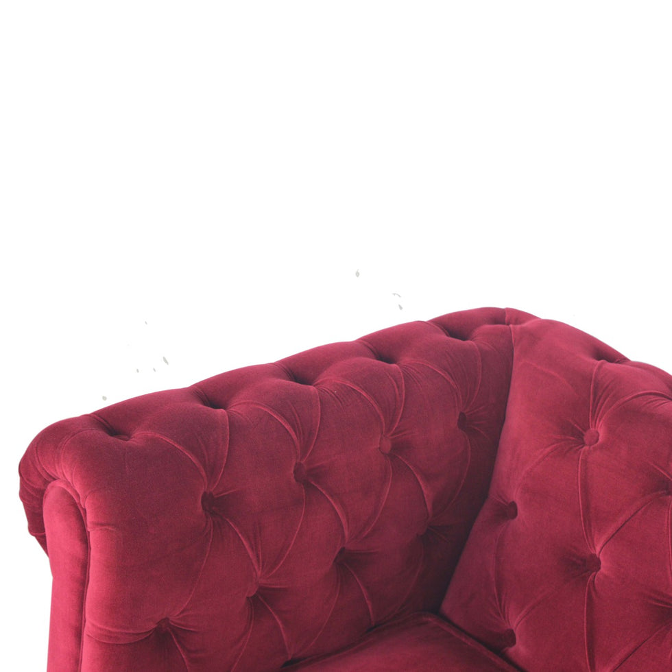 Artisan - Chesterfield Armchair in Wine Red