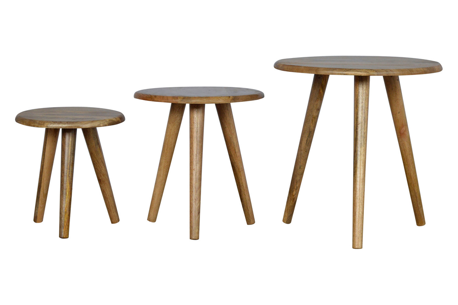 Artisan - Oak-ish Nordic Nesting Stools