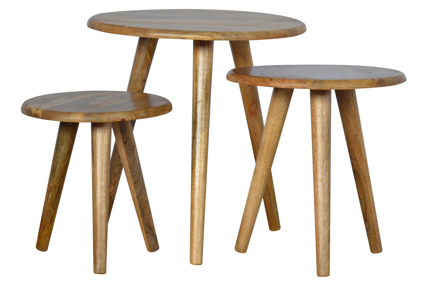 Artisan - Oak-ish Nordic Nesting Stools