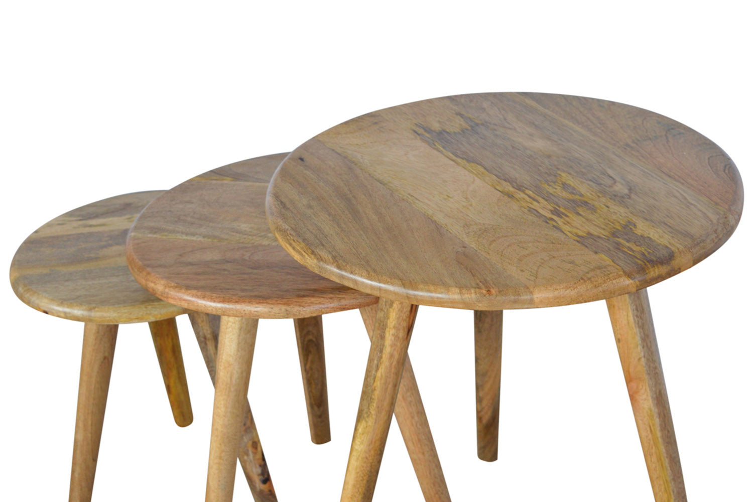 Artisan - Oak-ish Nordic Nesting Stools