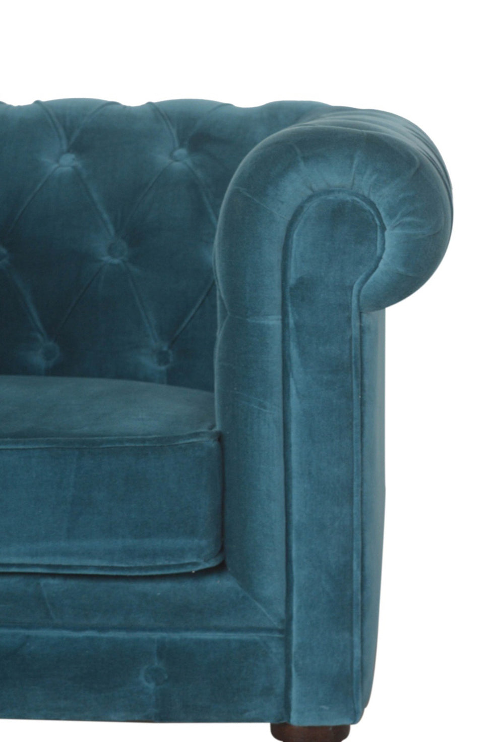 Artisan Chesterfield Armchair in Velvet