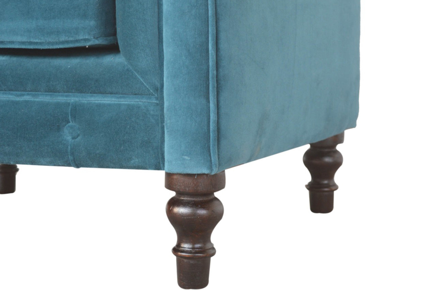 Artisan Chesterfield Armchair in Velvet