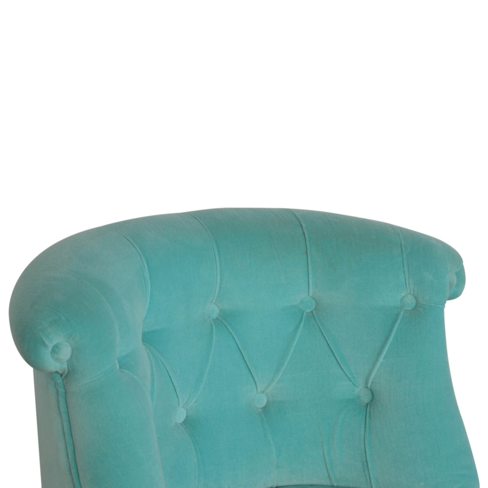Artisan - Accent Chair in Turquoise, Velvet