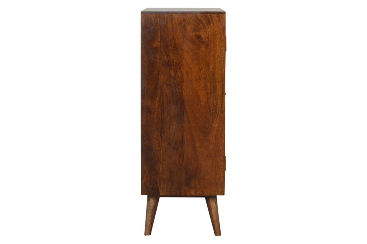 Artisan - Gold Inlay Abstract Cabinet in Chestnut