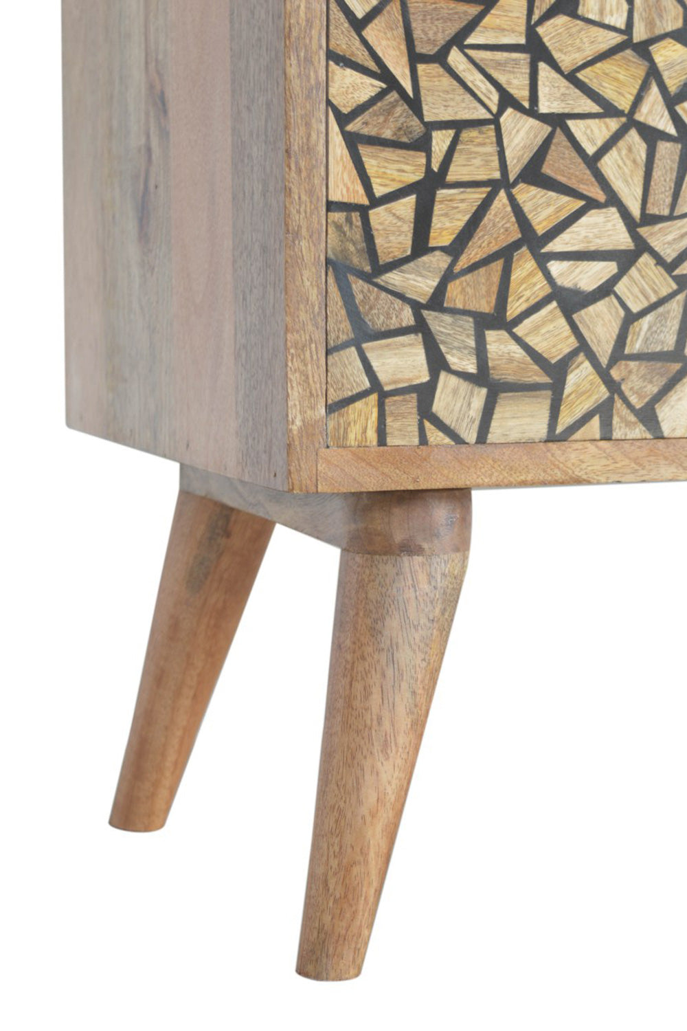 Artisan - Lisbon Black Abstract Cabinet