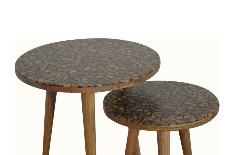 Artisan - Tree Trunk Style Nesting Stools