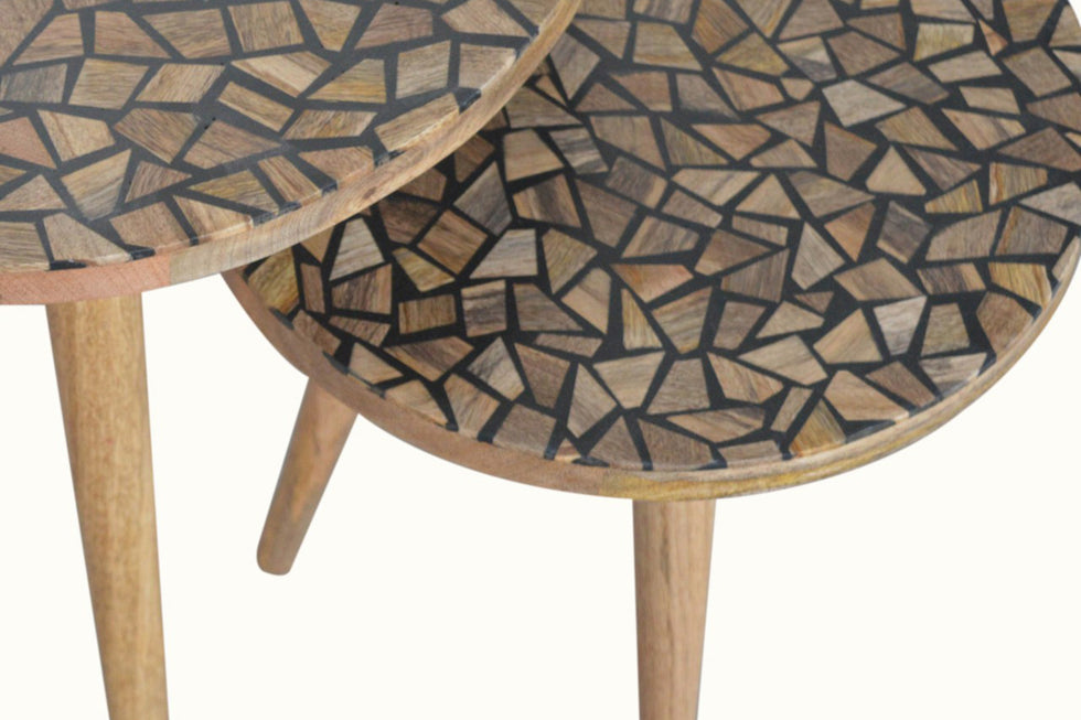 Artisan - Tree Trunk Style Nesting Stools