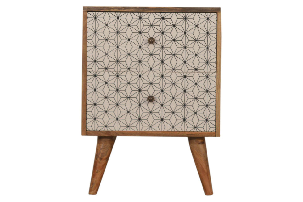 Artisan - Prima Bedside with 2 Drawers Short Legs