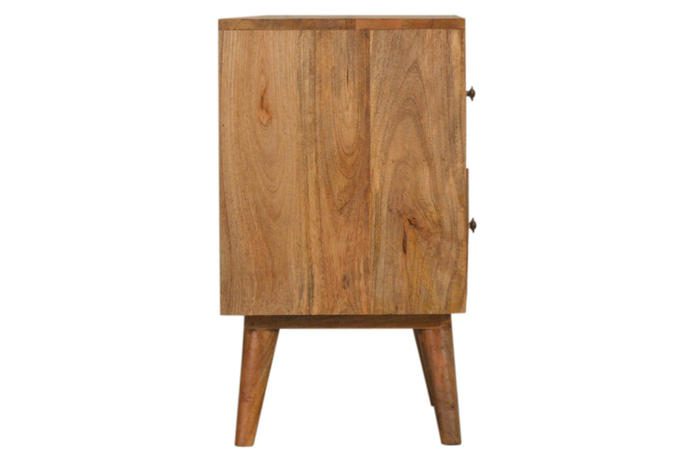 Artisan - Prima Bedside with 2 Drawers Short Legs