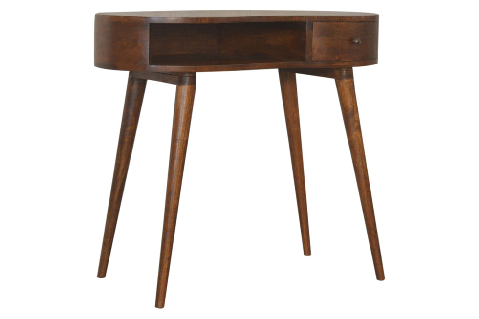 Artisan - Rounded Writing Desk in Chestnut