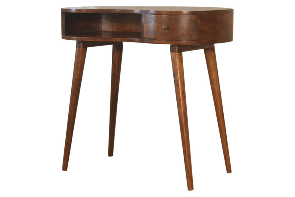 Artisan - Rounded Writing Desk in Chestnut