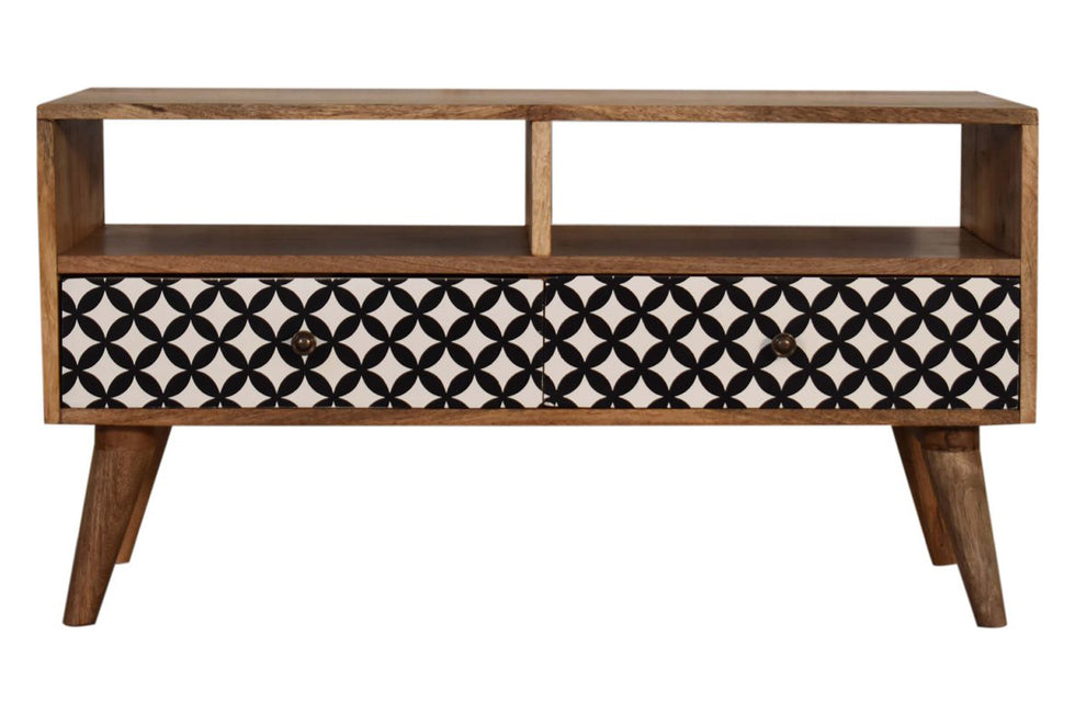 Artisan - Diamond Screen Printed TV Unit