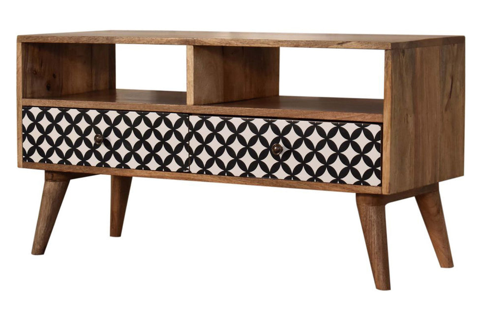 Artisan - Diamond Screen Printed TV Unit