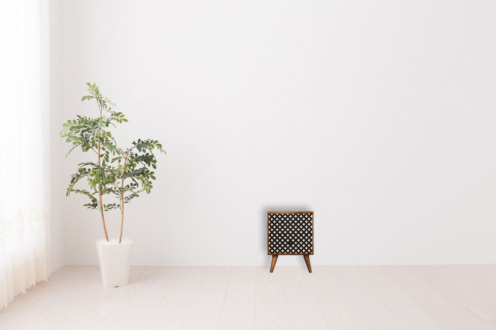 Artisan - Diamond Screen Printed Bedside