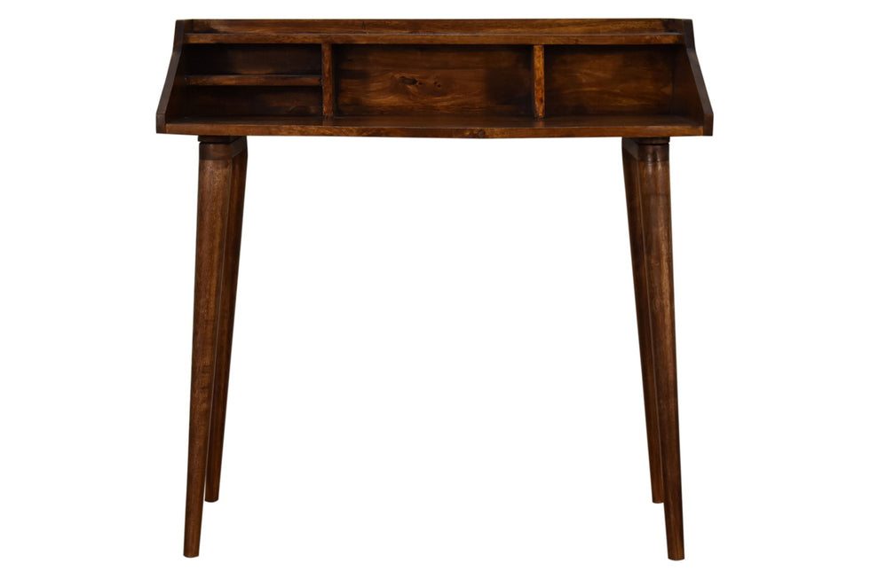 Artisan - Multi Drawer Writing Desk in Chestnut