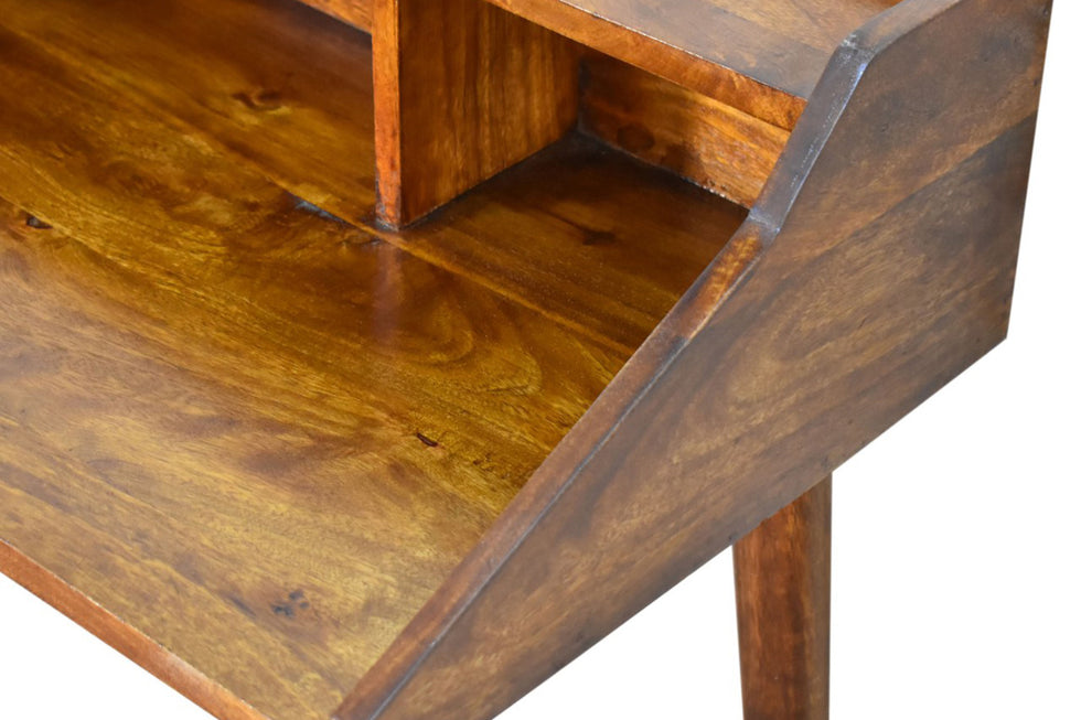 Artisan - Multi Drawer Writing Desk in Chestnut