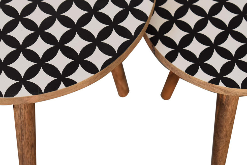 Artisan - Monochrome Nesting Stools