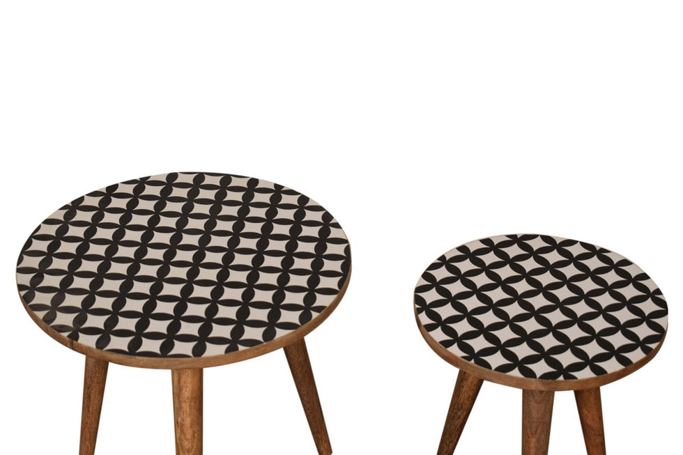Artisan - Monochrome Nesting Stools