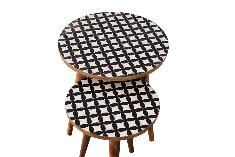 Artisan - Monochrome Nesting Stools
