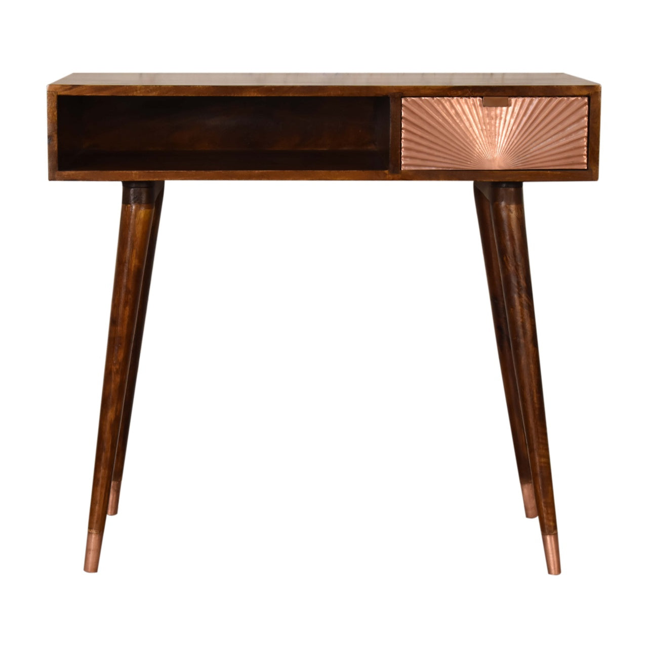 Artisan - Manila Writing Desk in Rose Gold