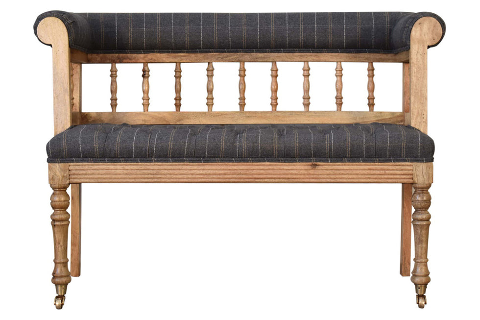 Artisan - Deep Button Hallway Bench