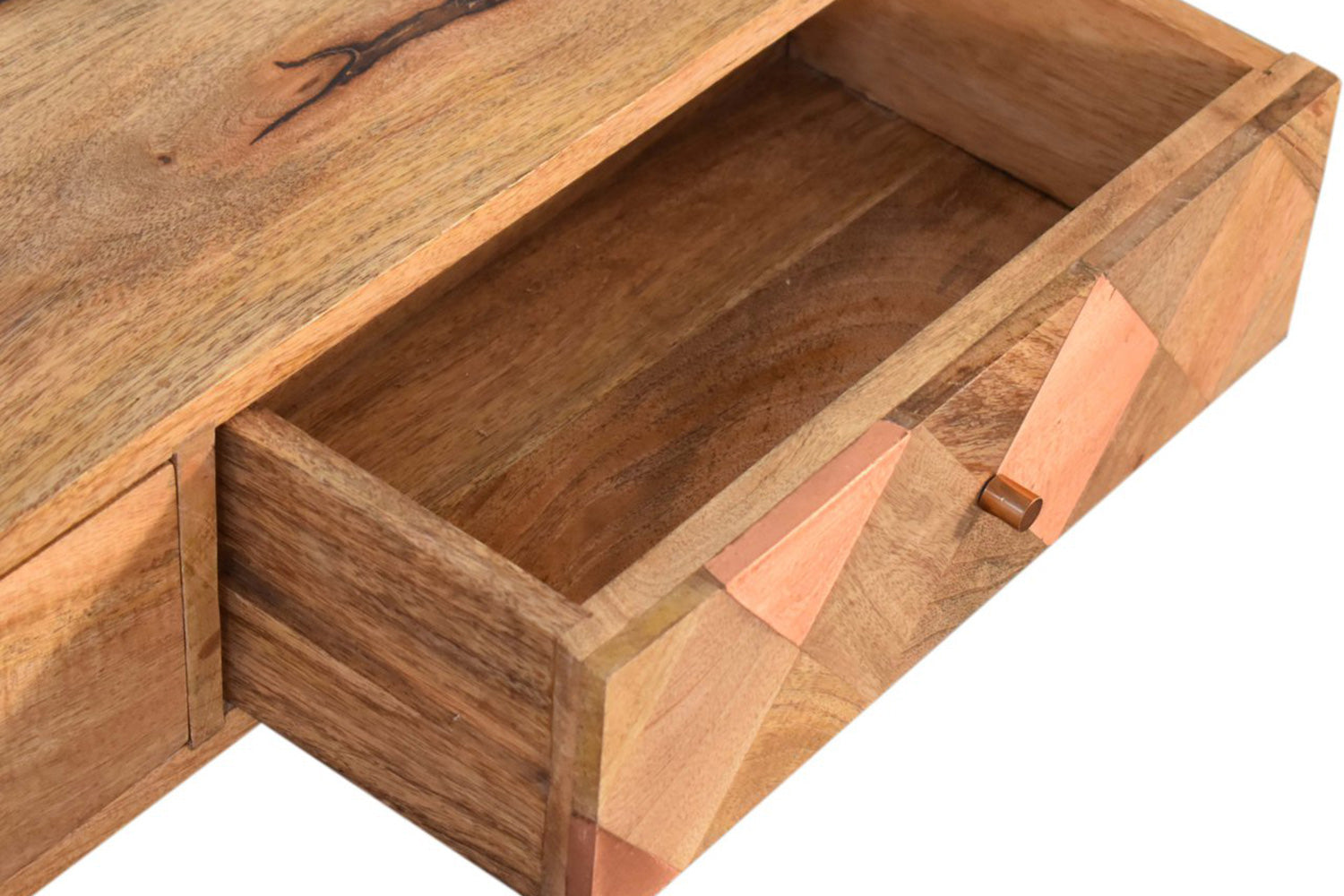 Artisan - Oak-ish Copper Inlay Coffee Table