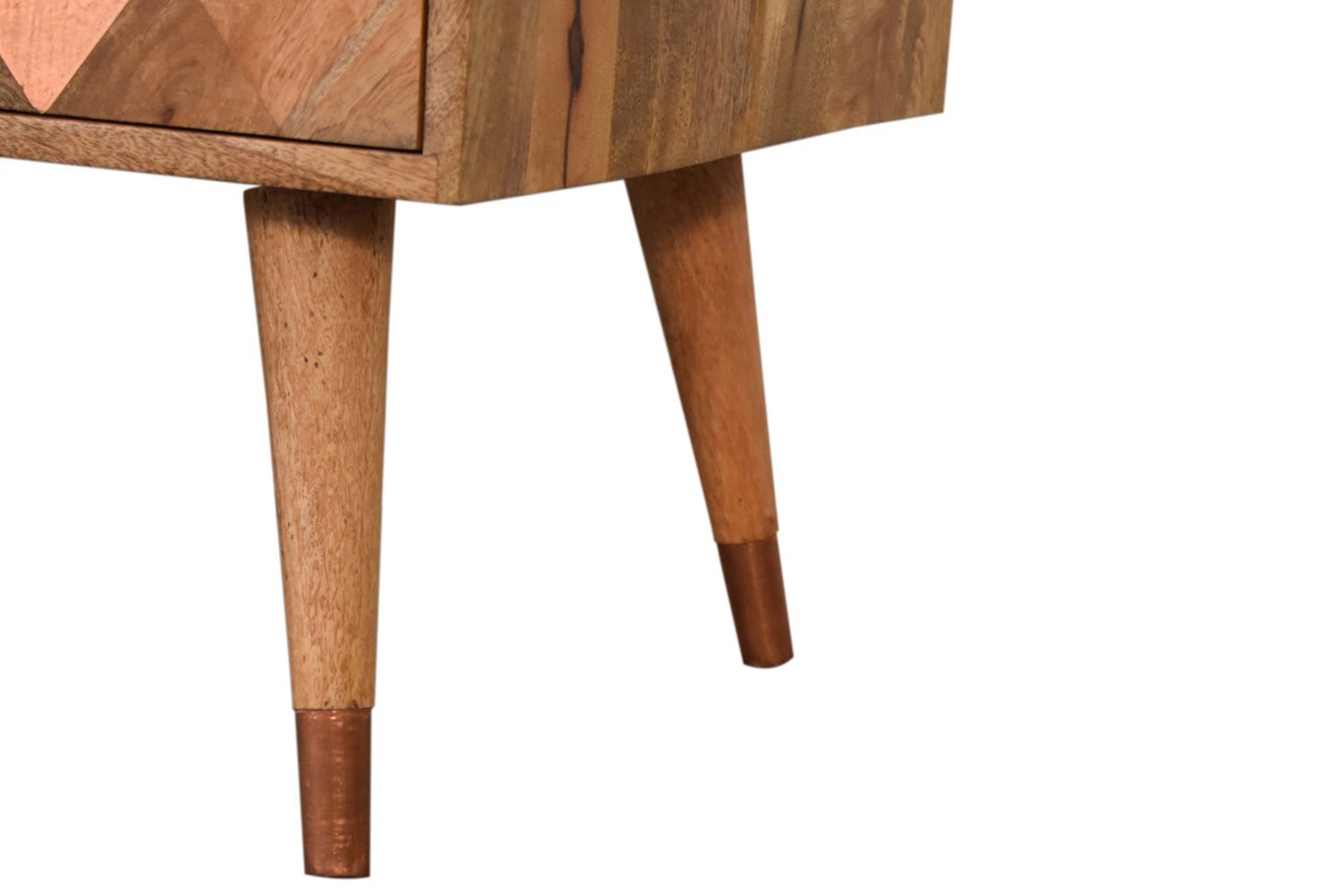 Artisan - Oak-ish Copper Inlay Coffee Table