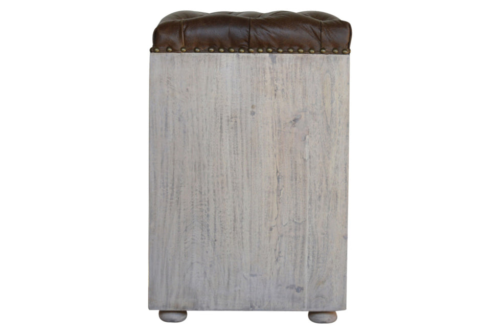 Artisan - Buffalo Hide Acid Wash Shoe Cabinet