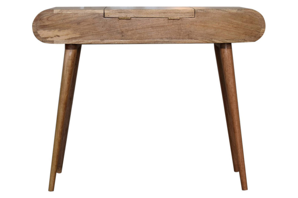 Artisan - Solid Wood Dressing Table with Foldable Mirror