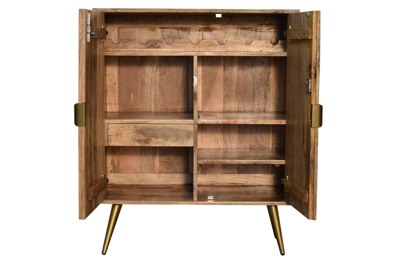 Artisan - Inlay Cabinet in Sleek Cement Brass