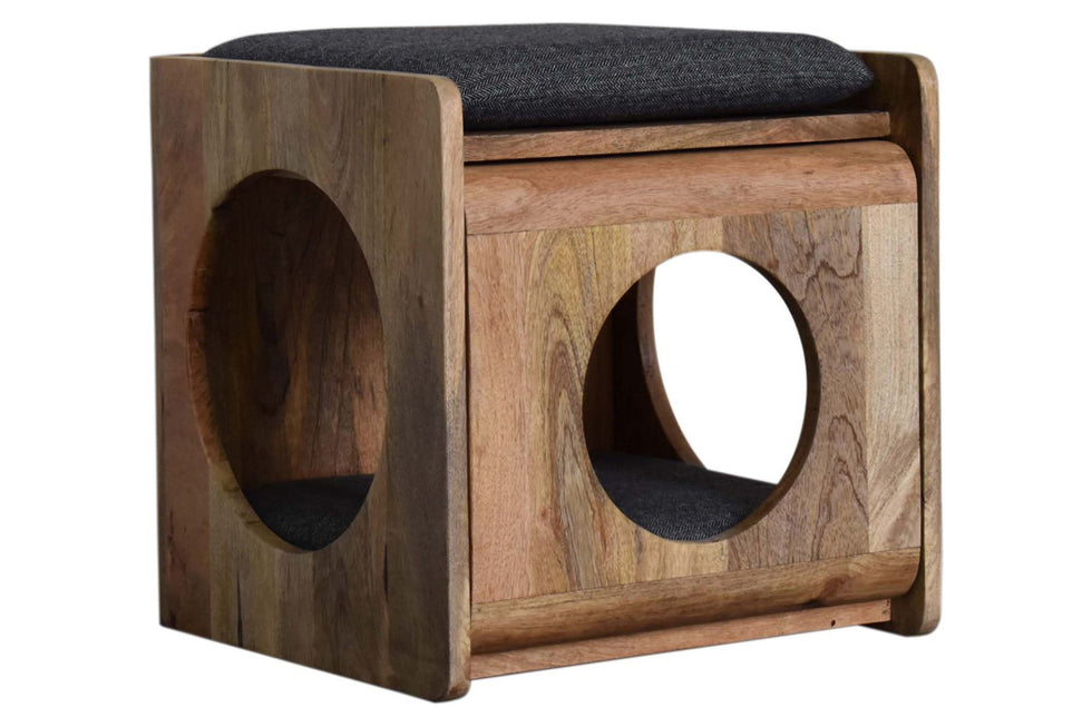 Artisan - Round Cut-out Pet Bed with Seat Pad