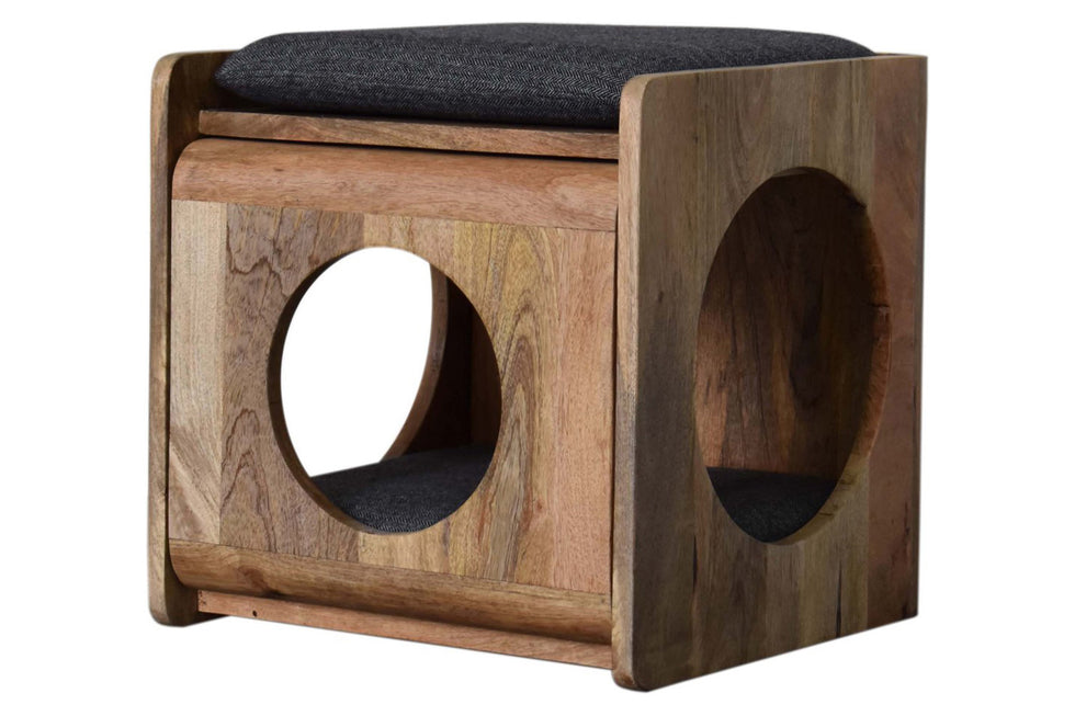 Artisan - Round Cut-out Pet Bed with Seat Pad