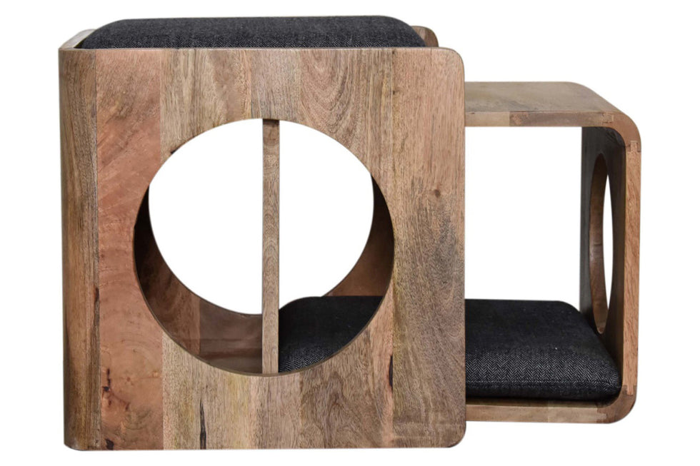 Artisan - Round Cut-out Pet Bed with Seat Pad