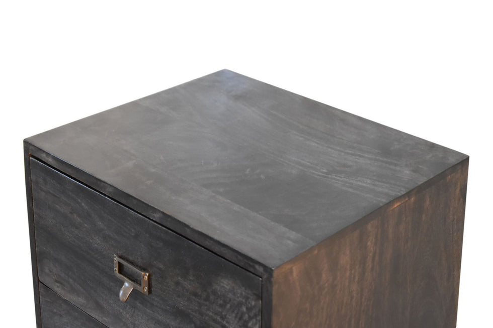 Artisan - Ash-Black Filing Cabinet in Ash Black
