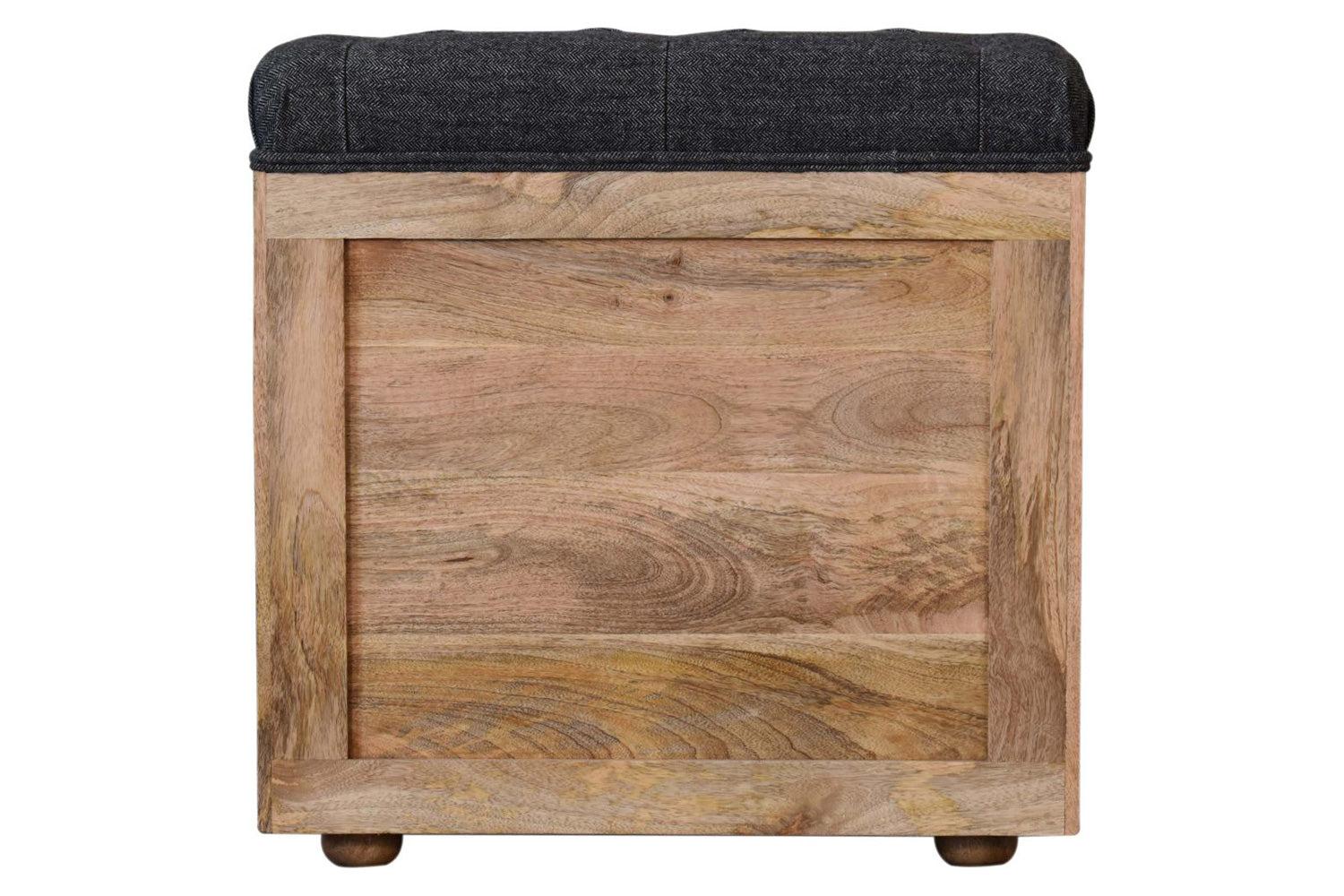 Artisan - Mini Black Shoe Storage Footstool
