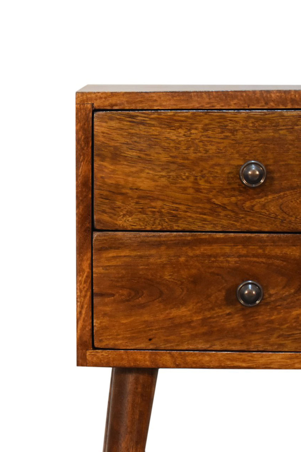 Artisan - Mini 2 Drawer Bedside in Chestnut