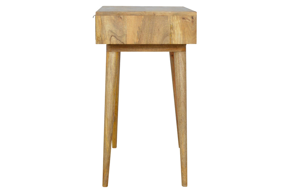 Artisan - Gray Tweed Writing Desk